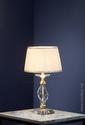 Euroluce Lampadari ALICANTE Clear LP1 / Satin gold - настольная лампа производства Италии: фото, описание, характеристики, цена, отзывы